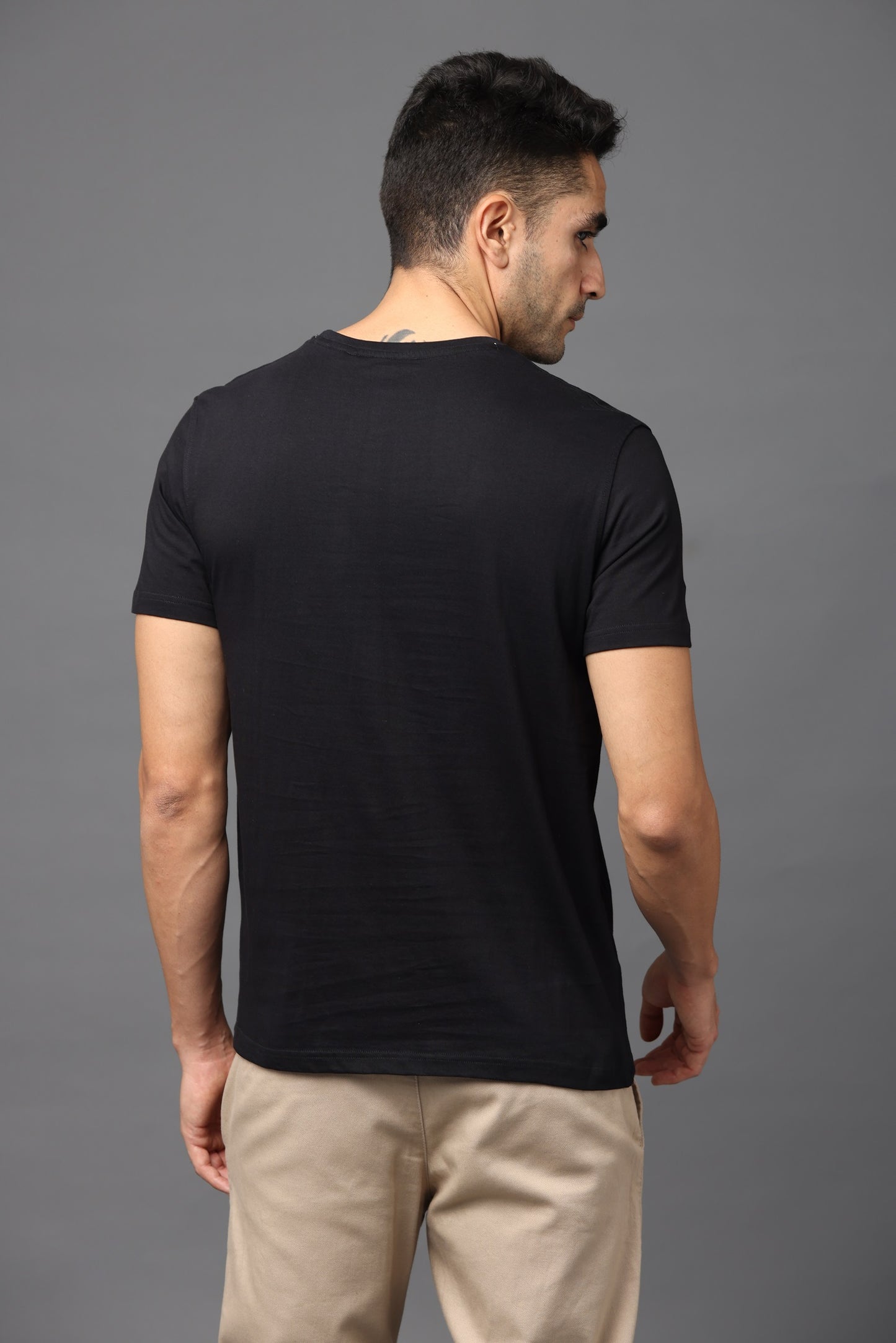 Irsya Premium Crew Neck Unisex Tshirt - Classic Black