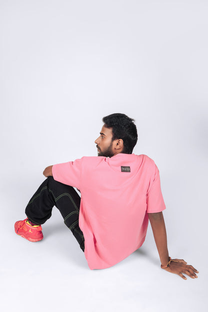 Irsya Oversized Bubblegum Pink Tee - Unisex