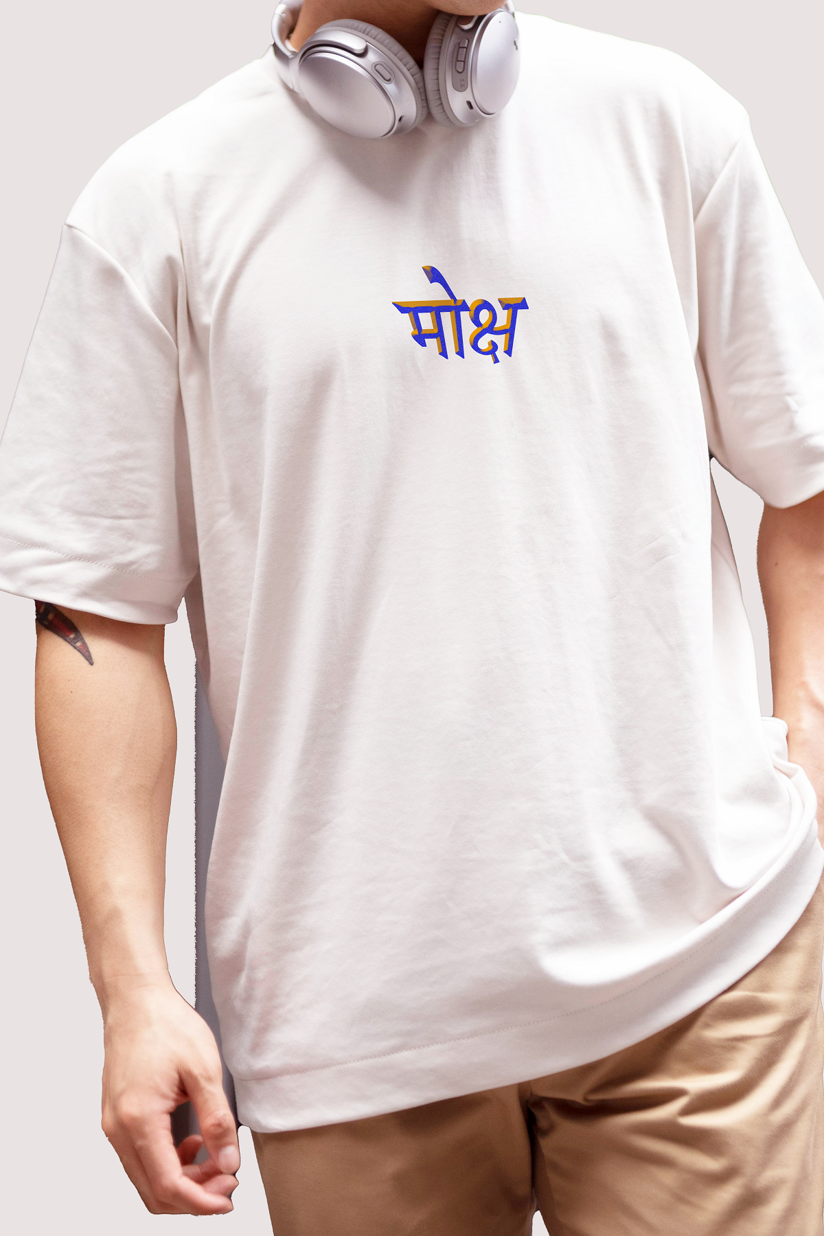 Moksh OM Unisex Oversized Tshirt