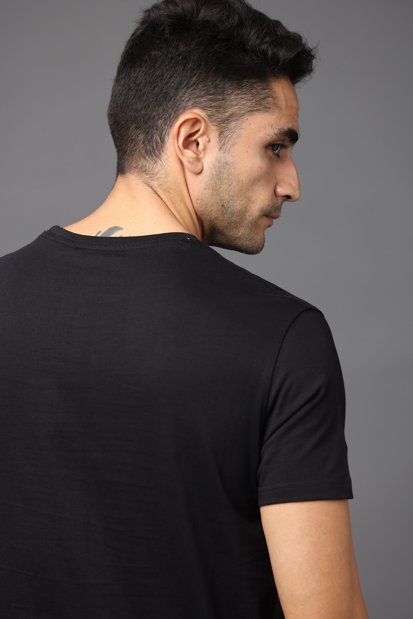 Irsya Premium Crew Neck Unisex Tshirt - Classic Black