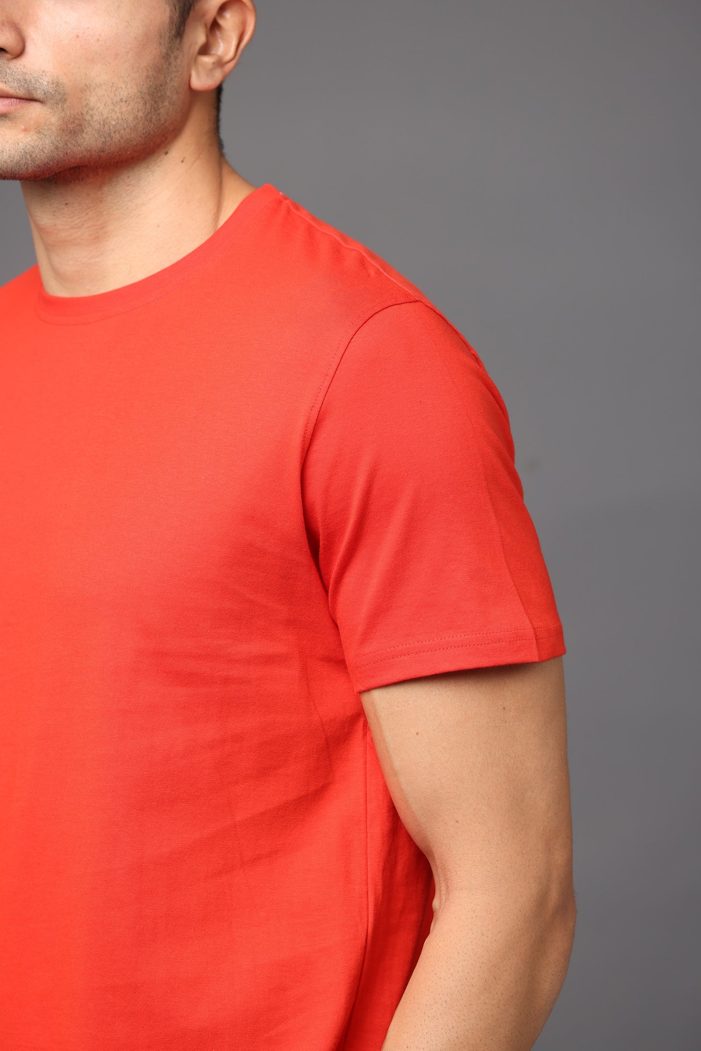 Irsya Premium Crew Neck Unisex Tshirt - Scarlet Red