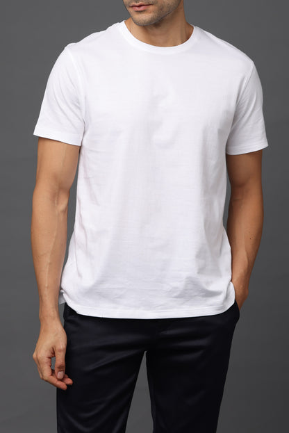Irsya Premium Crew Neck Unisex Tshirt - White