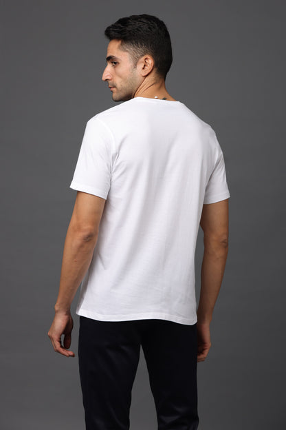 Irsya Premium Crew Neck Unisex Tshirt - White